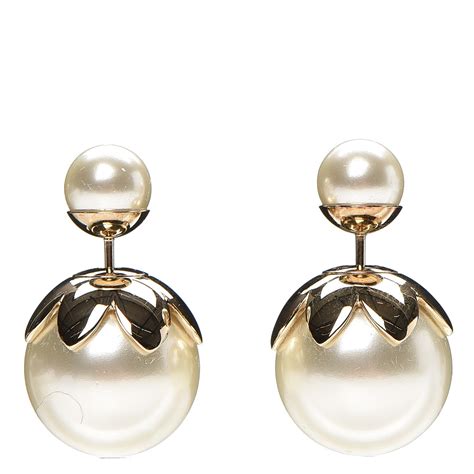 dior pearl earrings|dior tribal earrings real pearl.